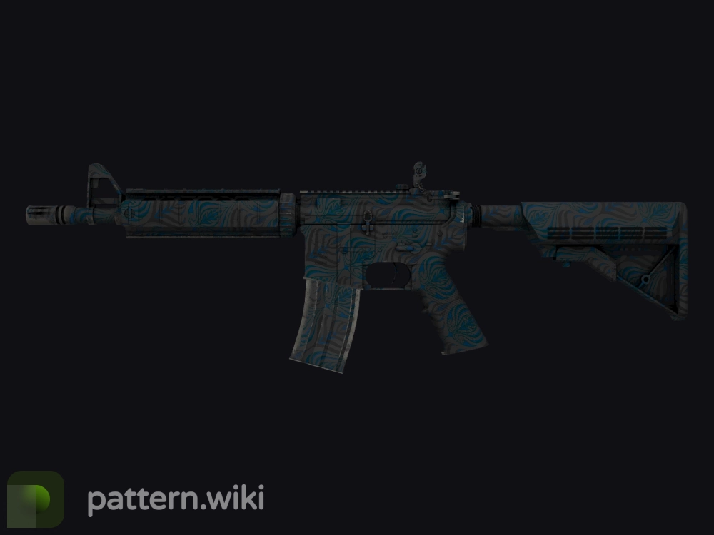 M4A4 Dark Blossom seed 702