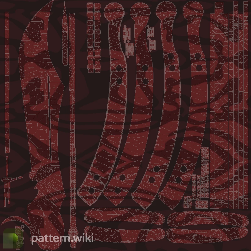 Butterfly Knife Slaughter seed 600 pattern template