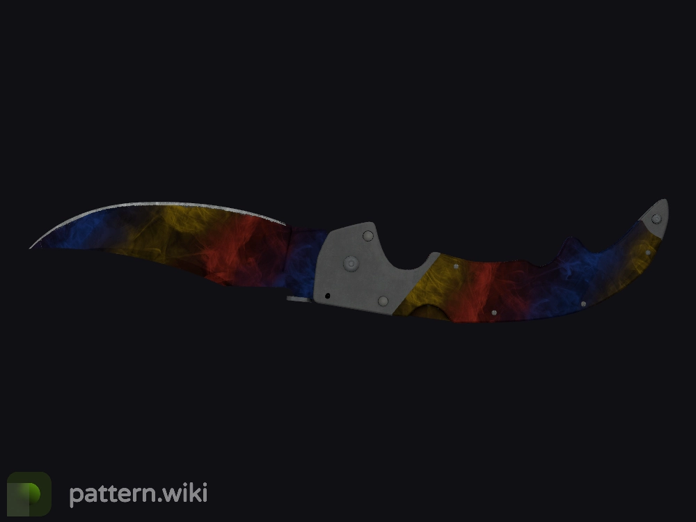 Falchion Knife Marble Fade seed 707