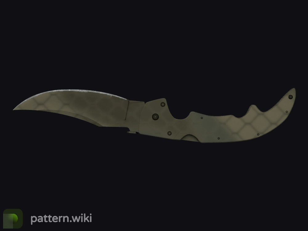 Falchion Knife Safari Mesh seed 793