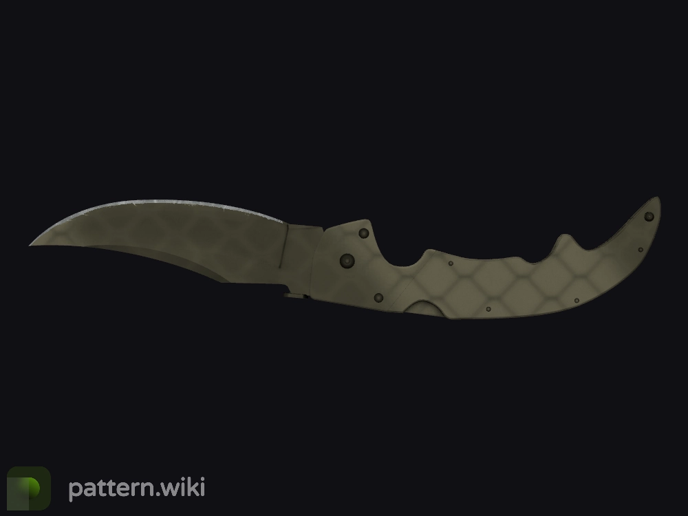 Falchion Knife Safari Mesh seed 344