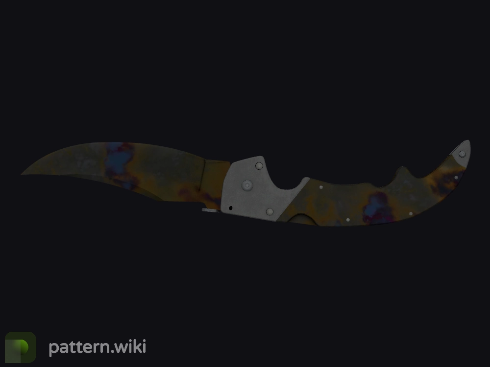 Falchion Knife Case Hardened seed 22