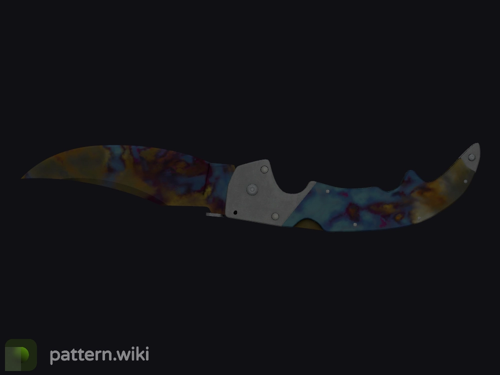 Falchion Knife Case Hardened seed 689