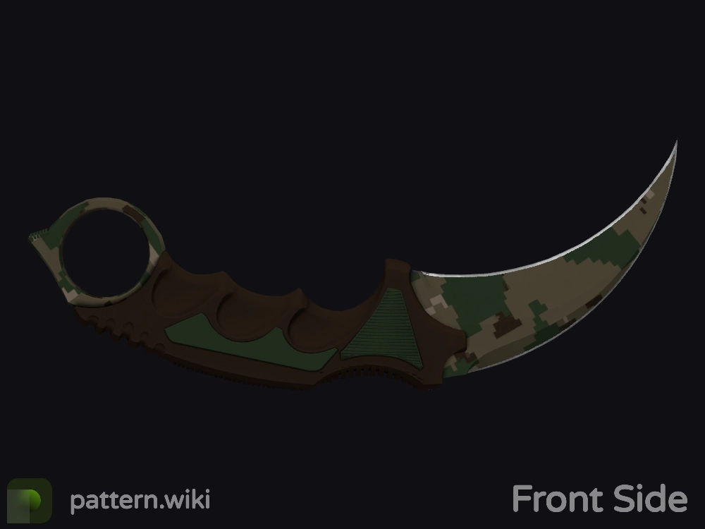 Karambit Forest DDPAT seed 102