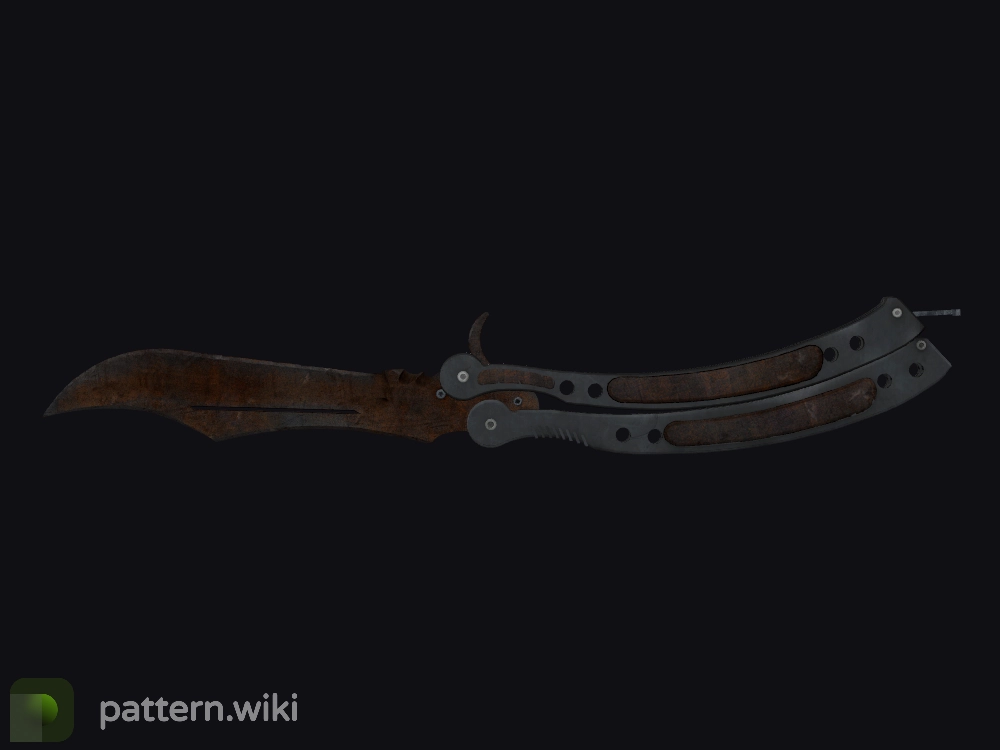 Butterfly Knife Rust Coat seed 405