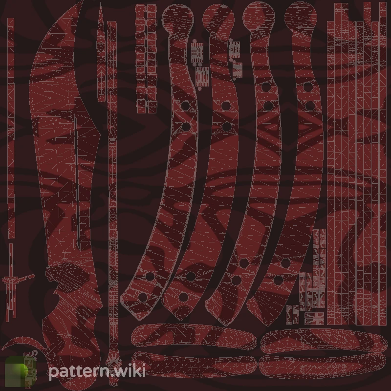 Butterfly Knife Slaughter seed 562 pattern template