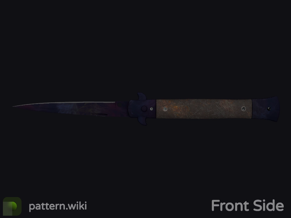 Stiletto Knife Doppler seed 666