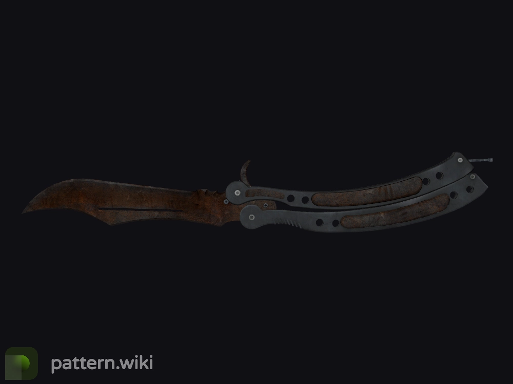 Butterfly Knife Rust Coat seed 190