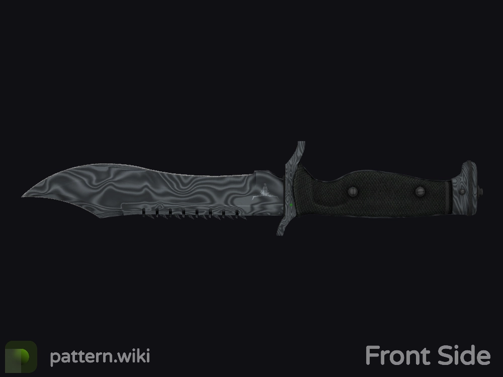 Bowie Knife Damascus Steel seed 984