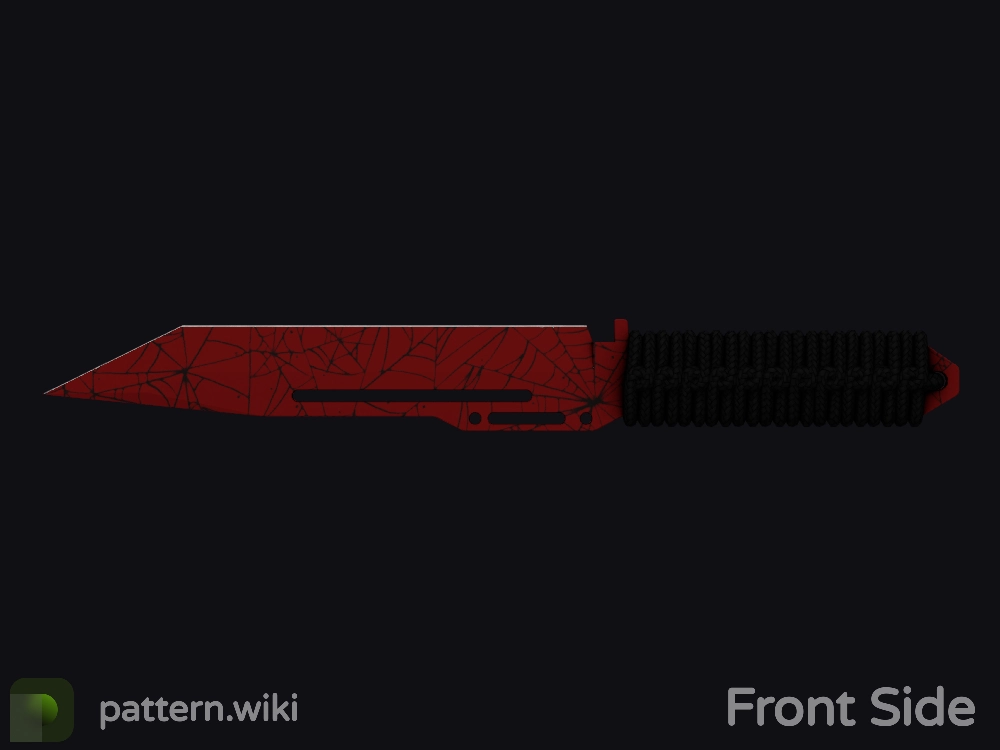 Paracord Knife Crimson Web seed 719