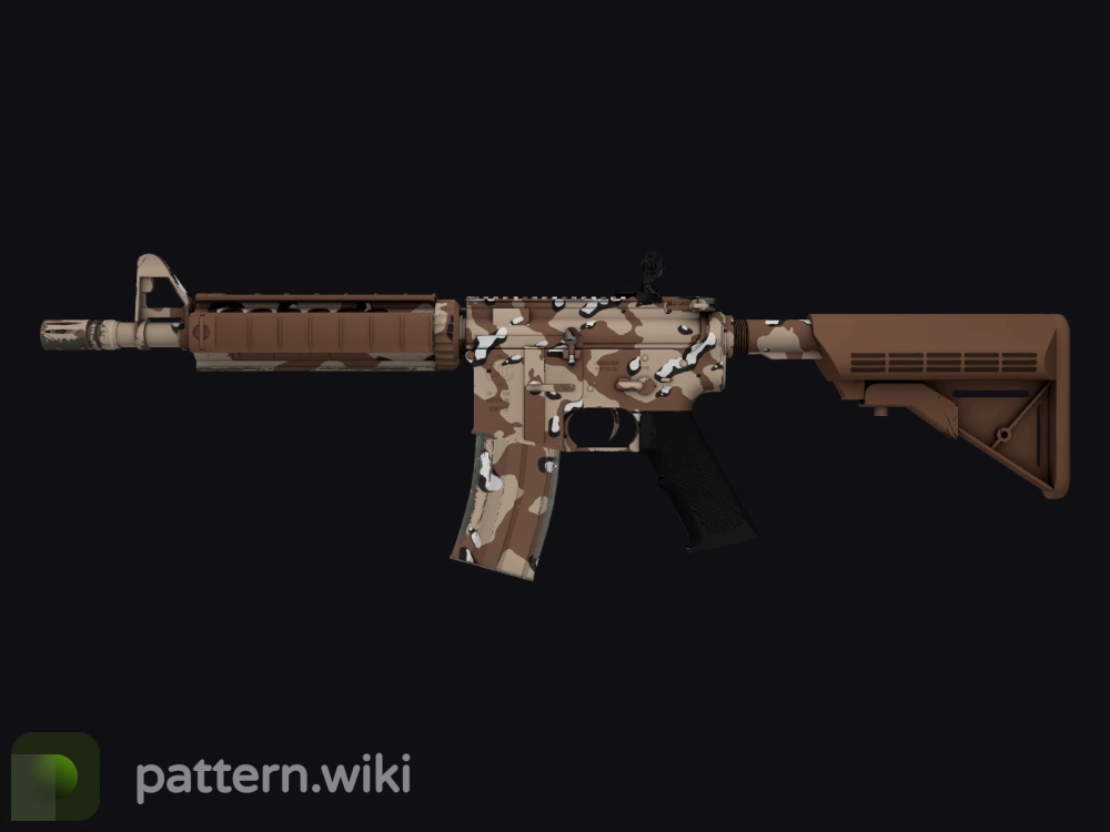 M4A4 Desert Storm seed 196