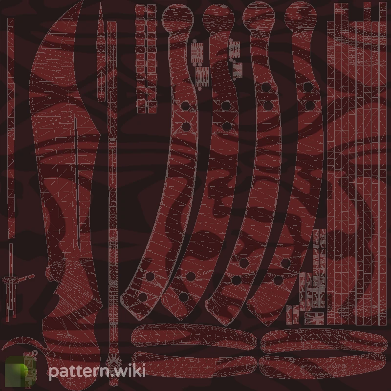 Butterfly Knife Slaughter seed 422 pattern template