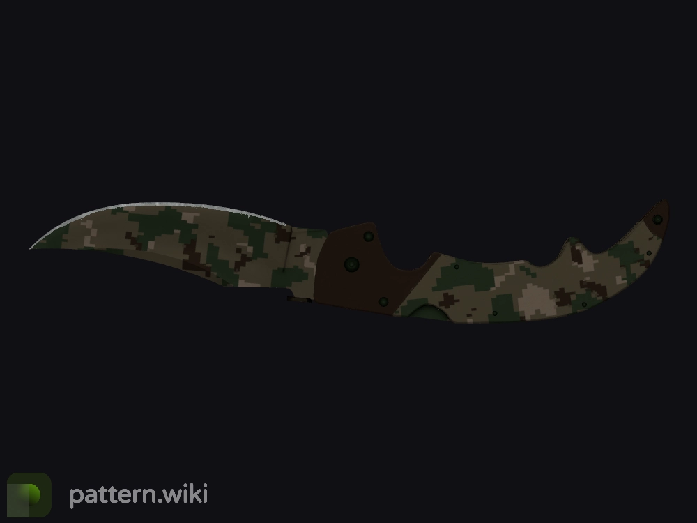 Falchion Knife Forest DDPAT seed 679