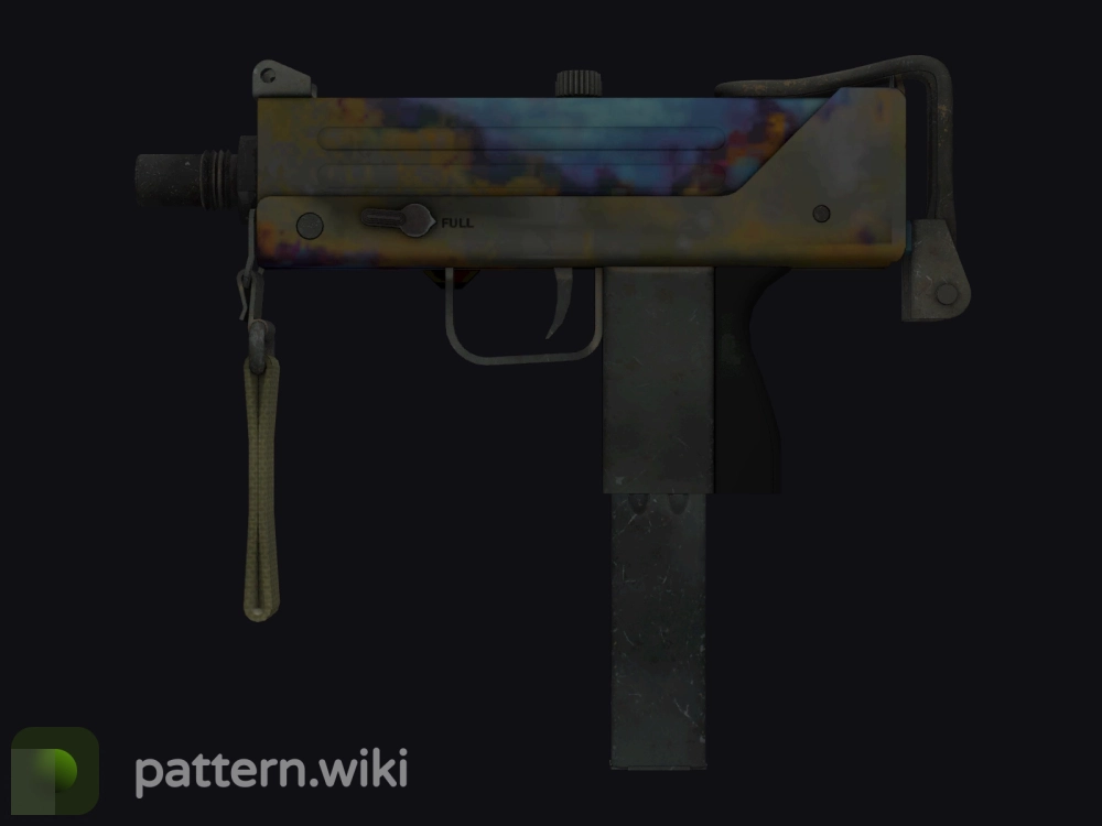 MAC-10 Case Hardened seed 609