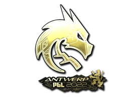 Sticker Team Spirit (Gold) | Antwerp 2022 preview