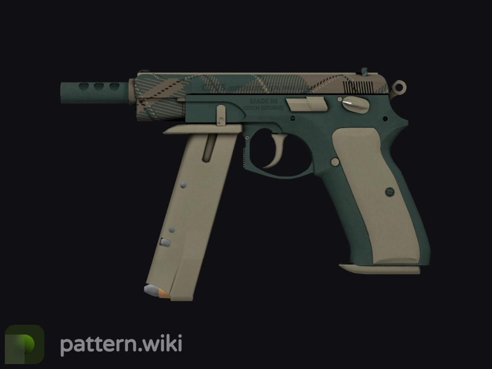 CZ75-Auto Green Plaid seed 343