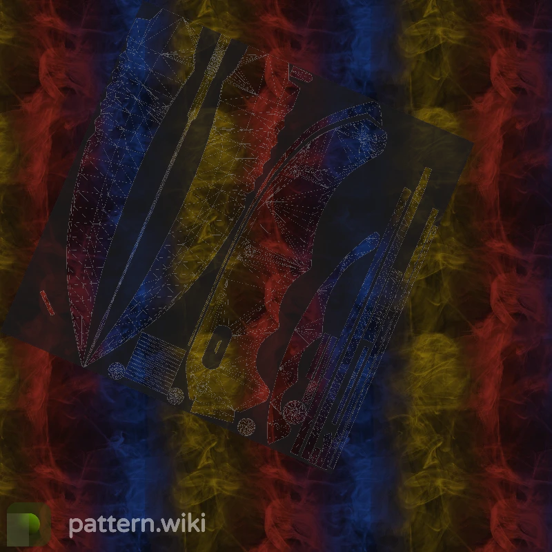 Flip Knife Marble Fade seed 647 pattern template