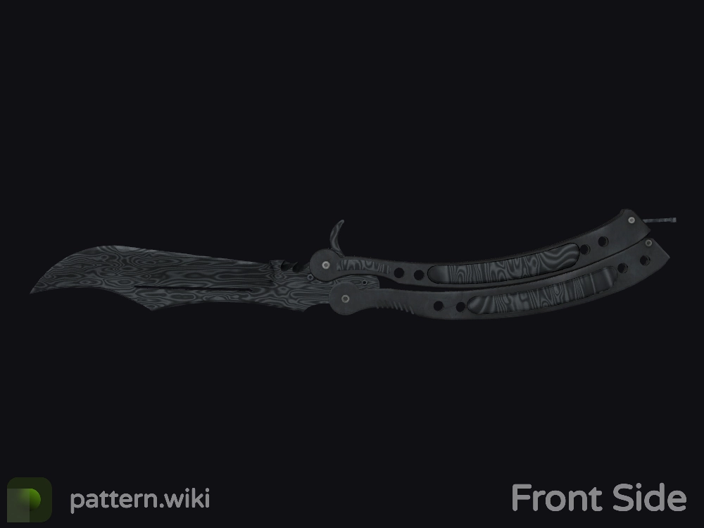 Butterfly Knife Damascus Steel seed 571