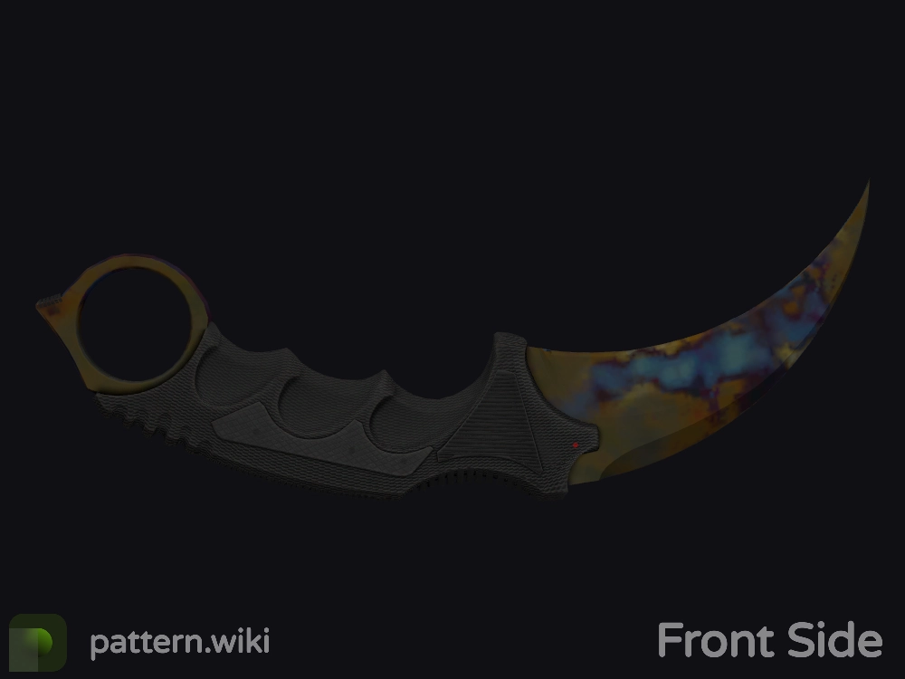 Karambit Case Hardened seed 587