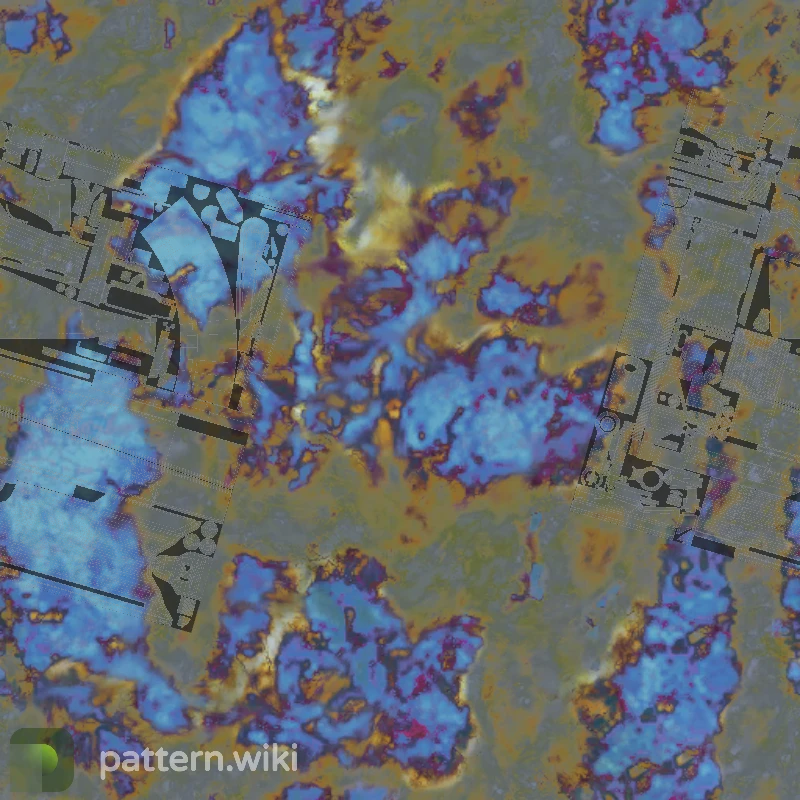 AK-47 Case Hardened seed 497 pattern template