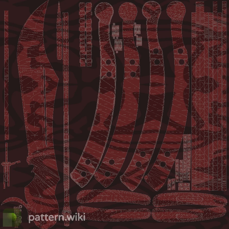 Butterfly Knife Slaughter seed 876 pattern template