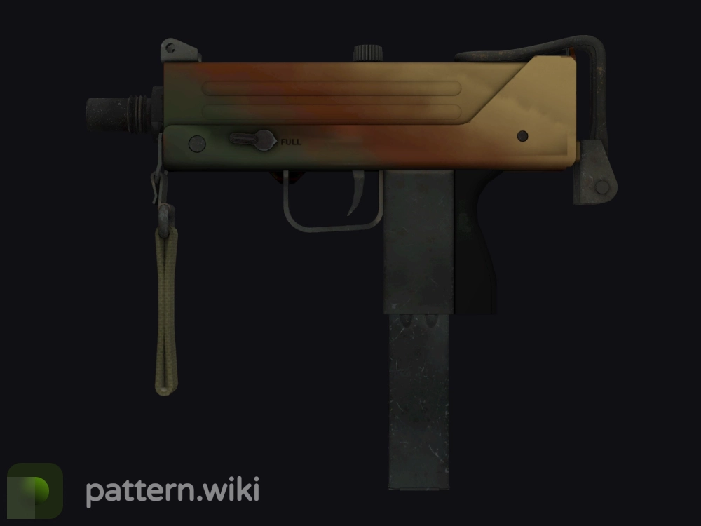 MAC-10 Amber Fade seed 333