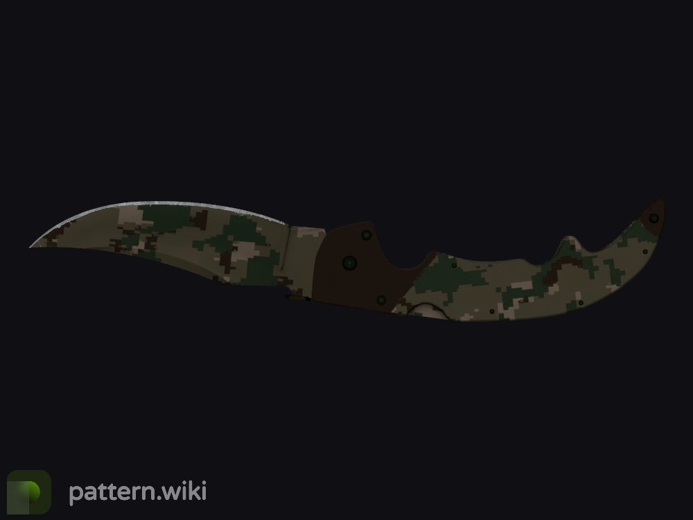 Falchion Knife Forest DDPAT seed 224