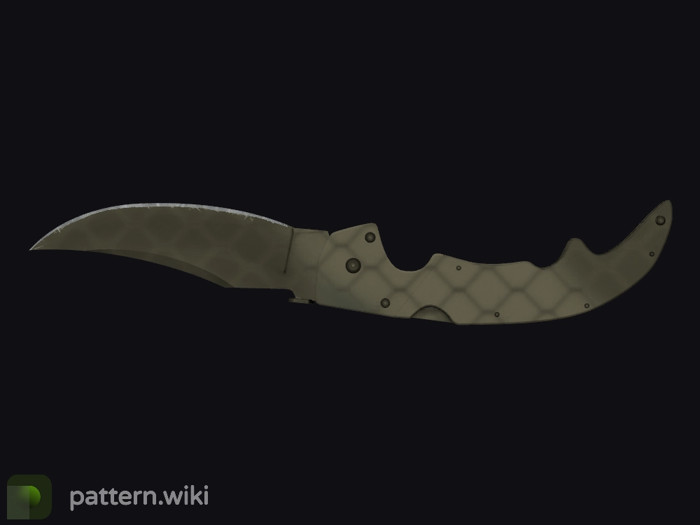 Falchion Knife Safari Mesh seed 338