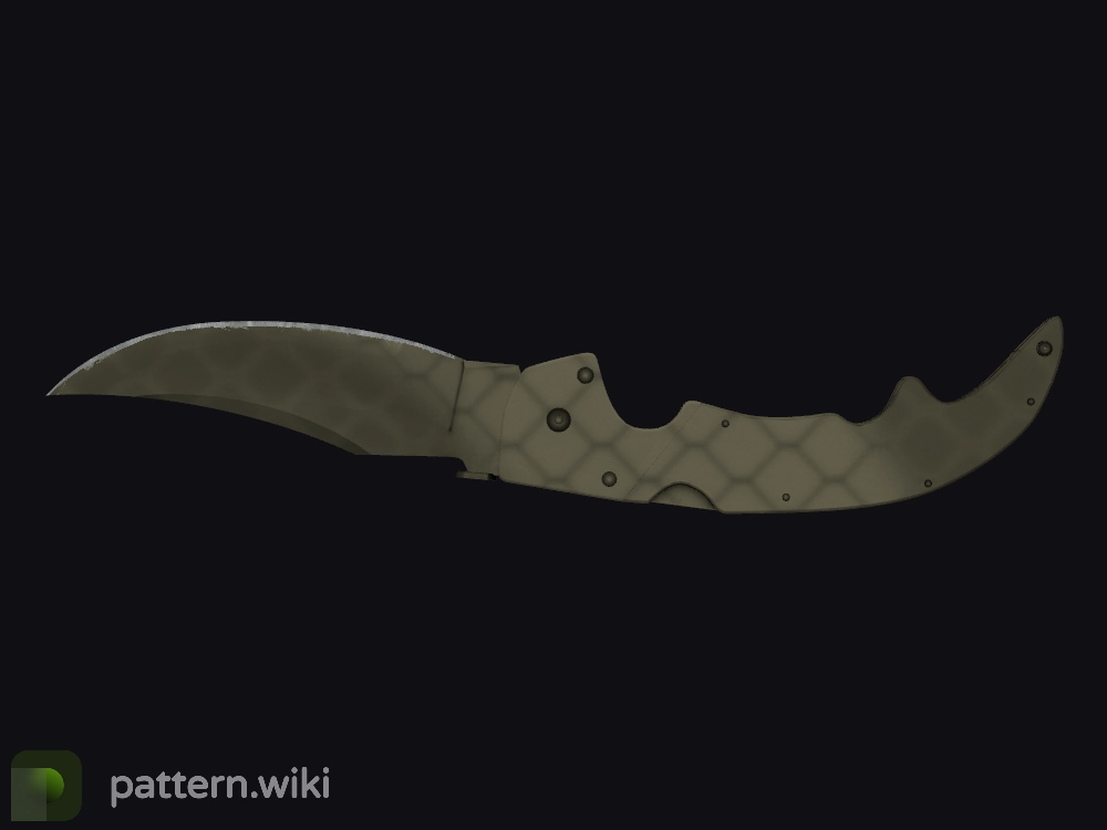 Falchion Knife Safari Mesh seed 186