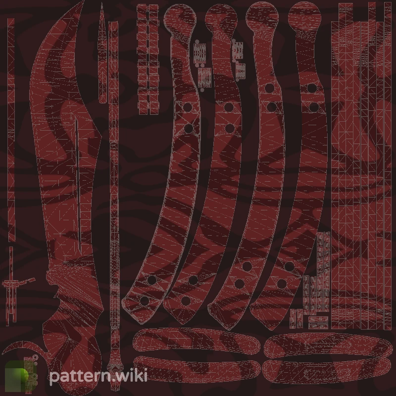 Butterfly Knife Slaughter seed 11 pattern template