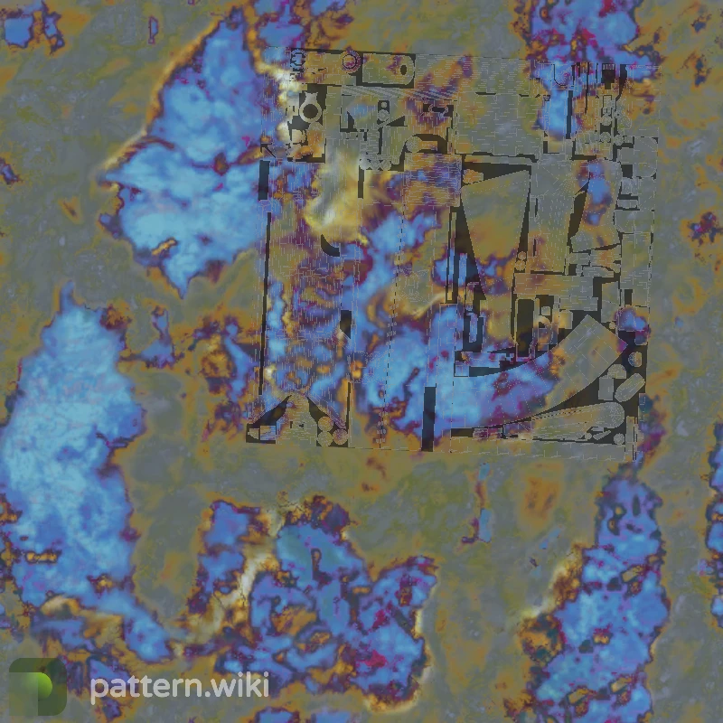 AK-47 Case Hardened seed 907 pattern template