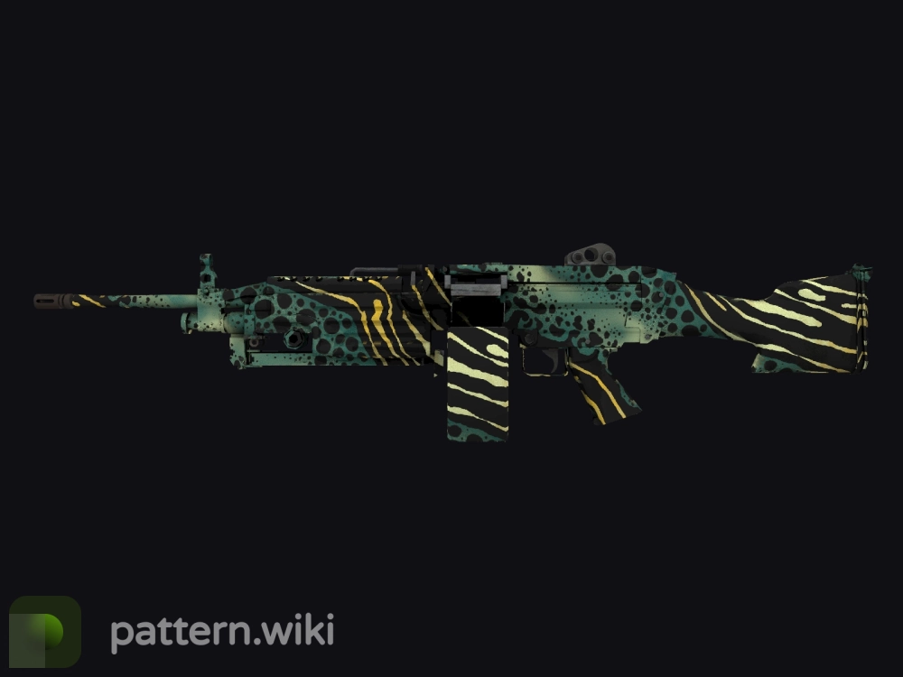 M249 Emerald Poison Dart seed 671