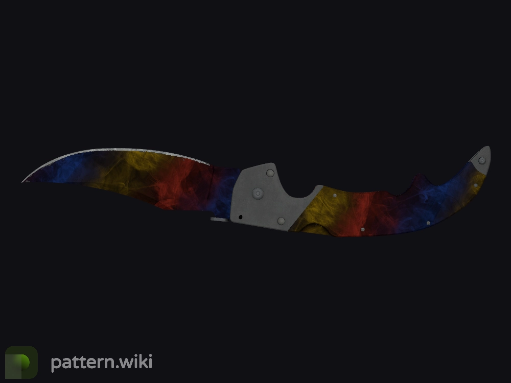 Falchion Knife Marble Fade seed 623