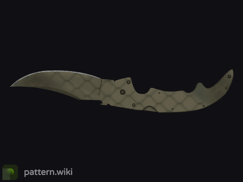 Falchion Knife Safari Mesh seed 983