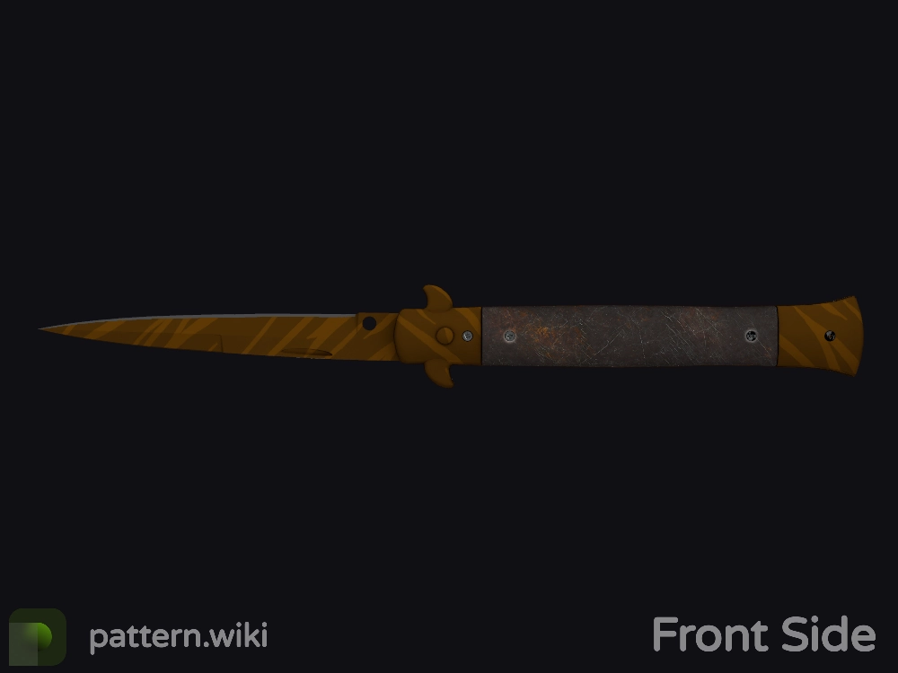 Stiletto Knife Tiger Tooth seed 844