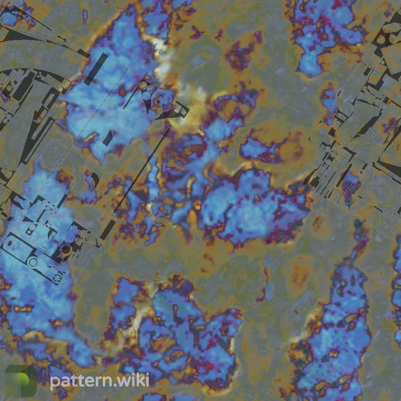 AK-47 Case Hardened seed 841 pattern template