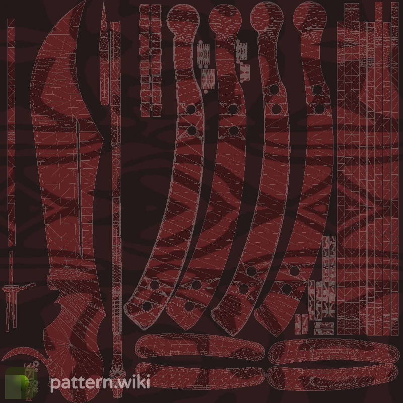 Butterfly Knife Slaughter seed 584 pattern template