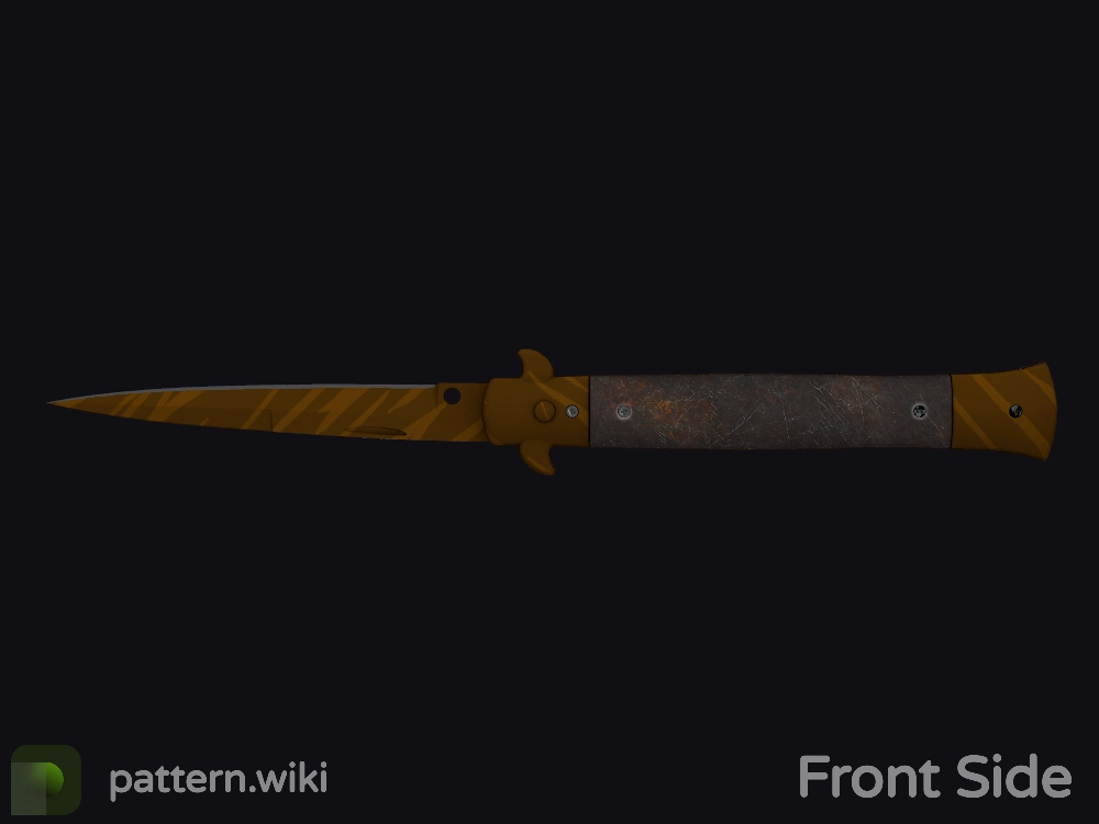 Stiletto Knife Tiger Tooth seed 418