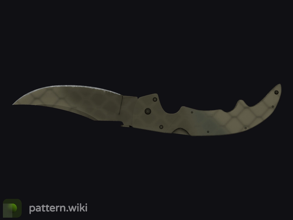 Falchion Knife Safari Mesh seed 387