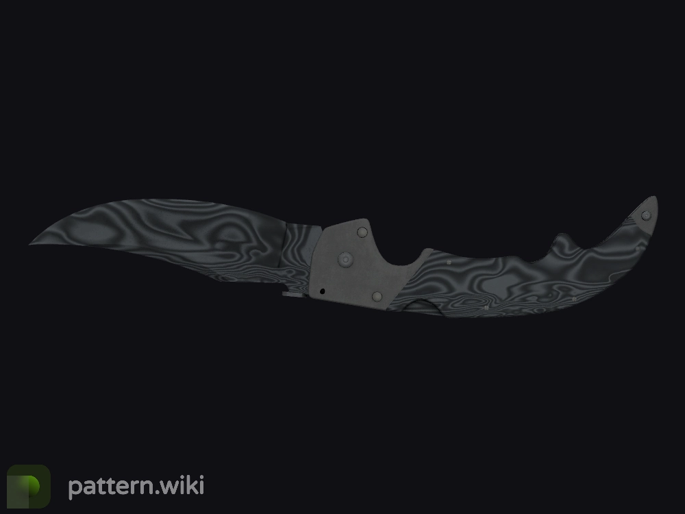 Falchion Knife Damascus Steel seed 807