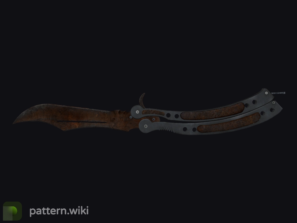 Butterfly Knife Rust Coat seed 153