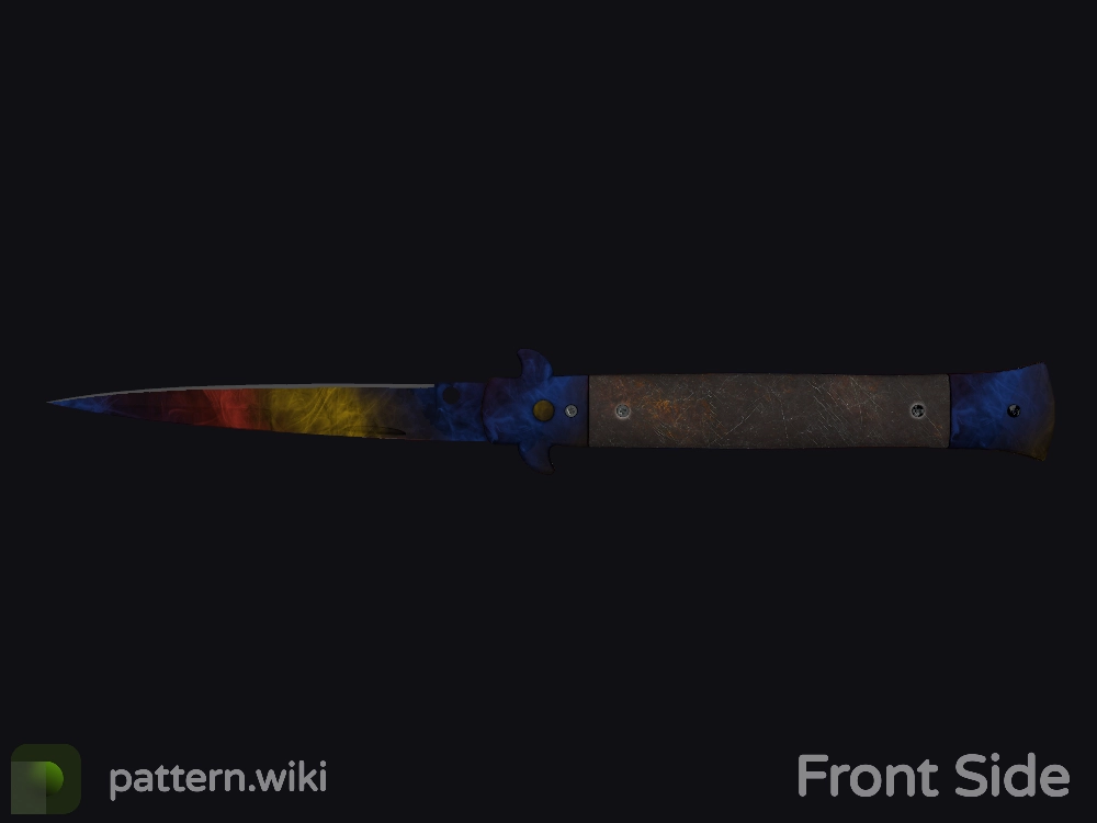 Stiletto Knife Marble Fade seed 215