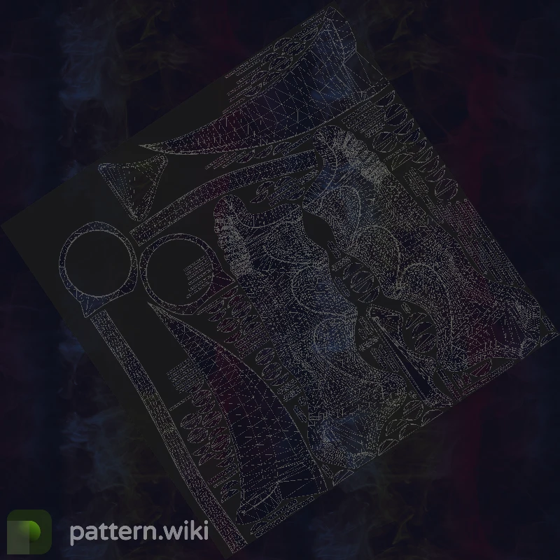 Karambit Doppler seed 852 pattern template