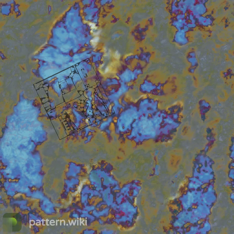 Five-SeveN Case Hardened seed 1000 pattern template