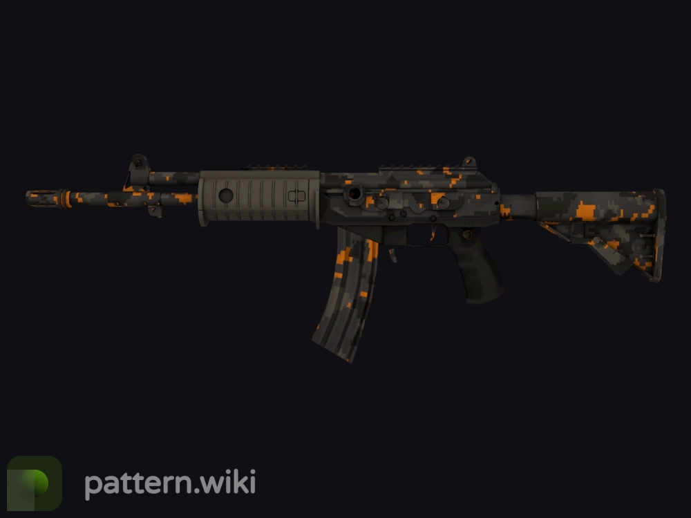 Galil AR Orange DDPAT seed 102