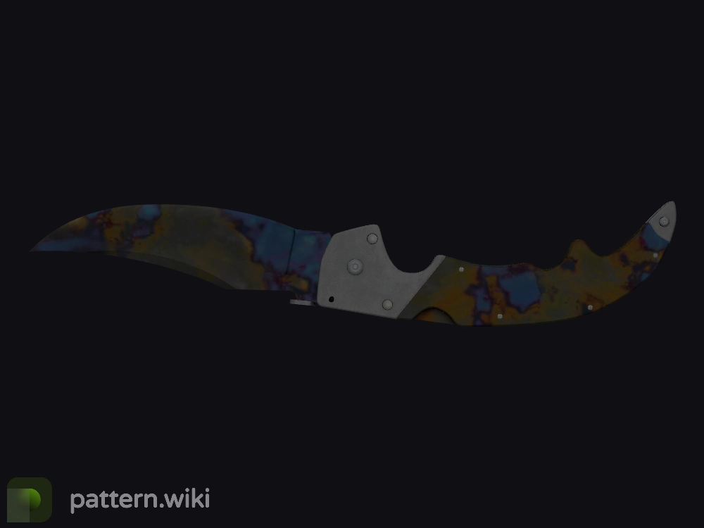 Falchion Knife Case Hardened seed 774