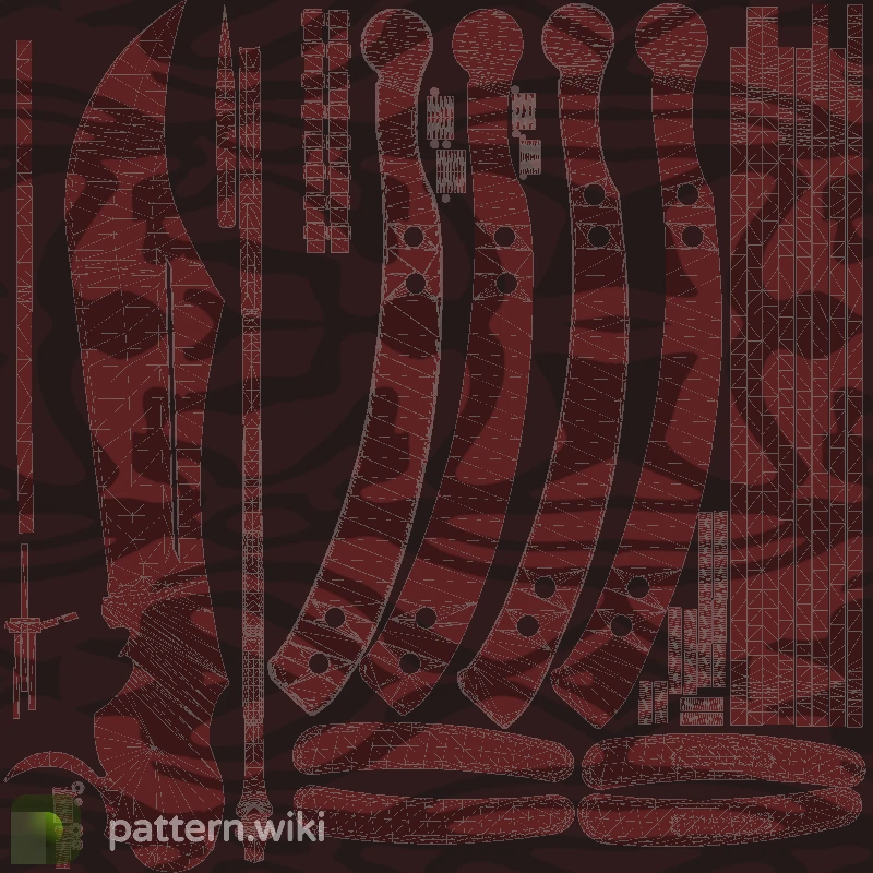 Butterfly Knife Slaughter seed 4 pattern template