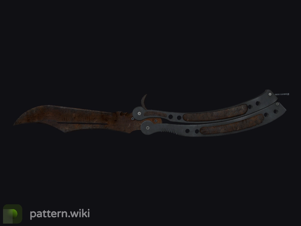 Butterfly Knife Rust Coat seed 813