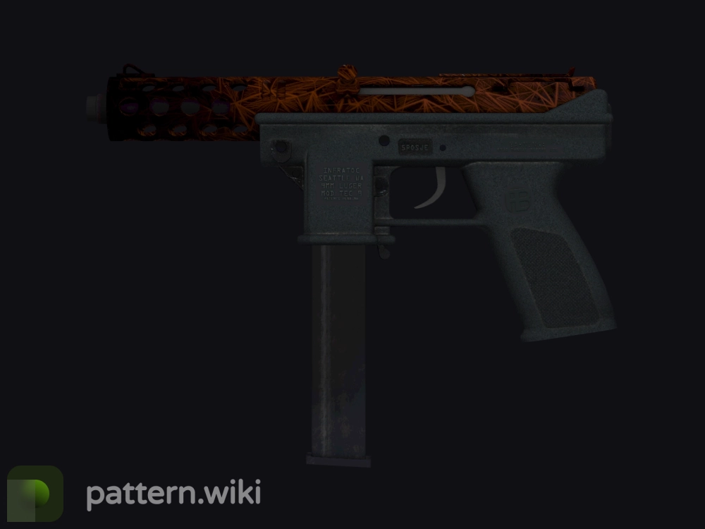 Tec-9 Red Quartz seed 969