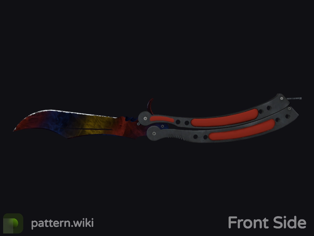 Butterfly Knife Marble Fade seed 783